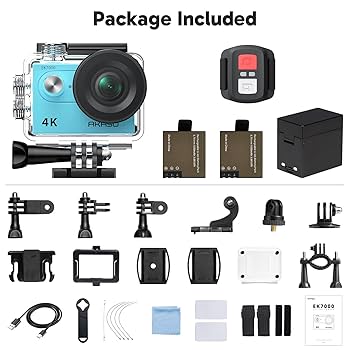 Amazon.com : AKASO EK7000 4K30FPS 20MP WiFi Action Camera